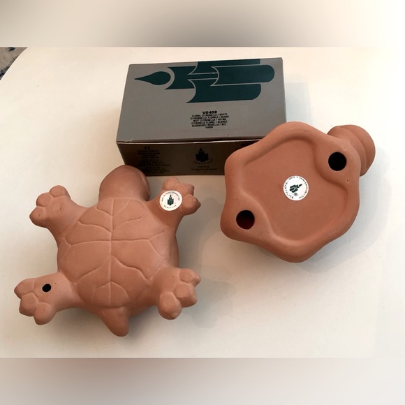 🎉PartyLite Set of 2 Terra Cotta Clay Tealight Holders - Picture 3 of 14